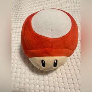 Super Mario Red Mushroom 7" Plush Toy w/ Sound FX 2022 Nintendo Power Up WORKS